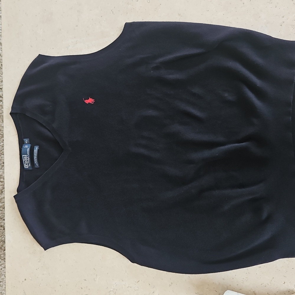 Polo Ralph Lauren V- Neck  Sweater Vest- Men's Size XL- GREAT condition